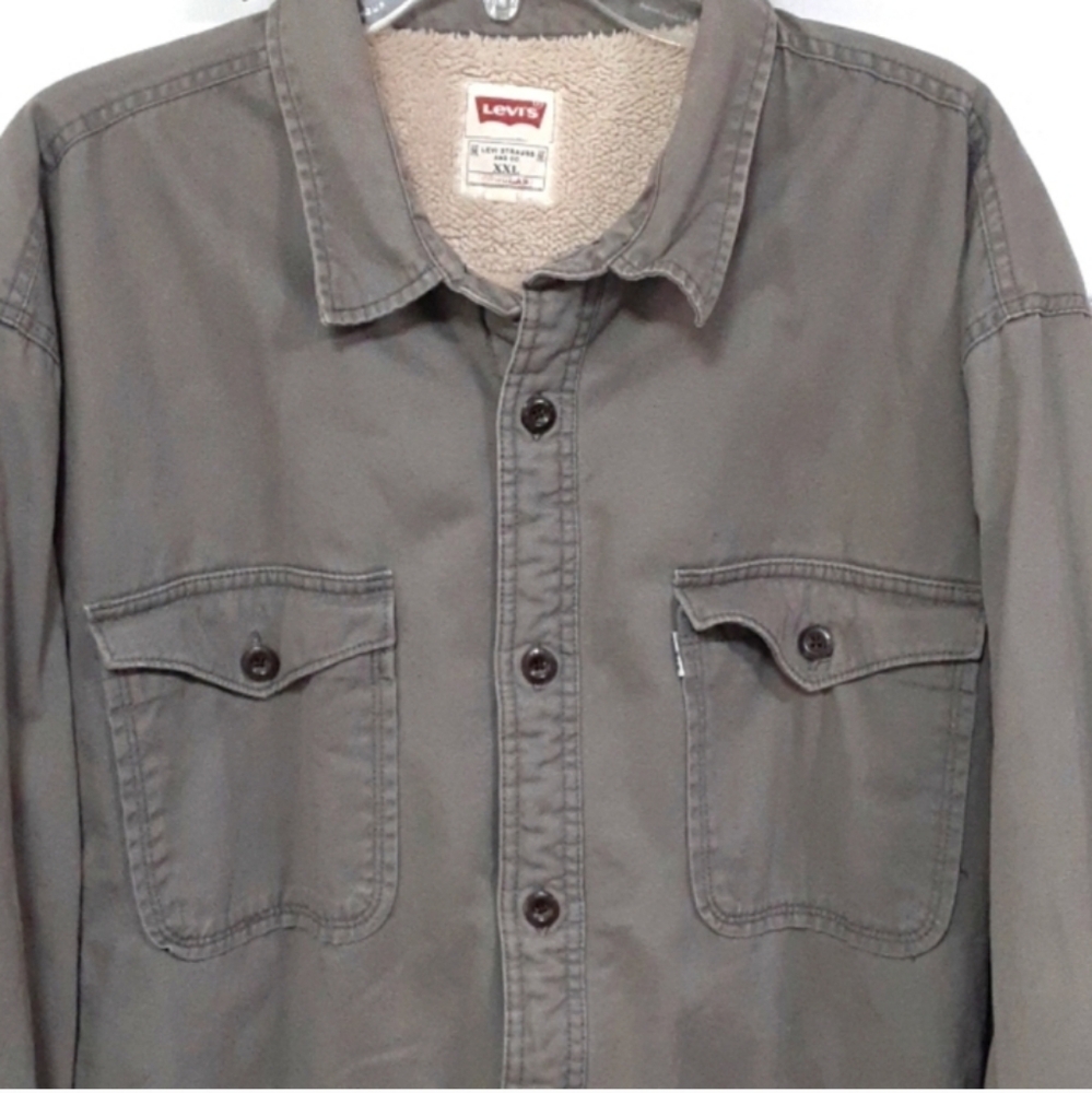 Levi's Sherpa Lined Shirt Jacket - Picture 8 of 12